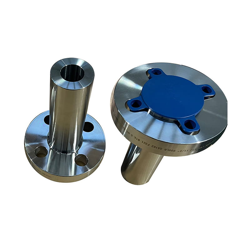 긴 용접 된 넥 스테인레스 스틸 재료 연마 처리