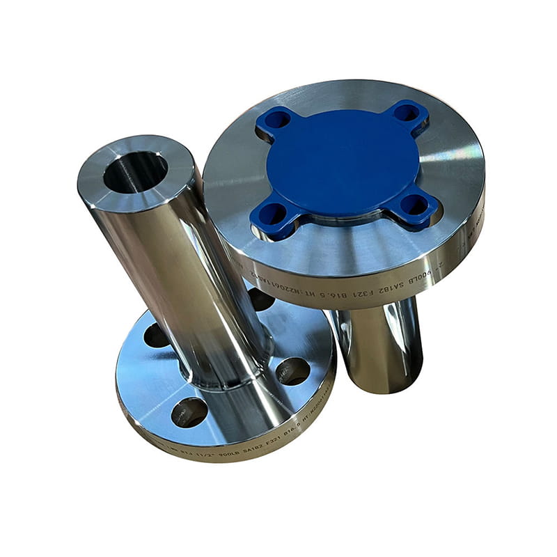 긴 용접 된 넥 스테인레스 스틸 재료 연마 처리